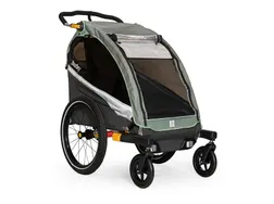 Py&ouml;r&auml;vaunu Burley D'Lite X Single Harmaa/Vihre&auml;/Musta