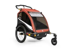 Pyörävaunu Burley Cub X harmaa/Orange/musta