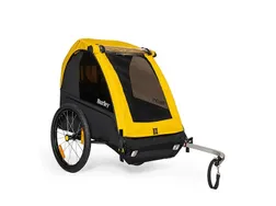 Pyörävaunu Burley Bee Double Keltainen/musta