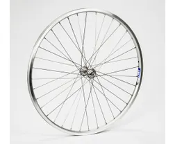 Connect Framhjul 26" C5.0 fast axel OLD 100 mm fälgbroms silver