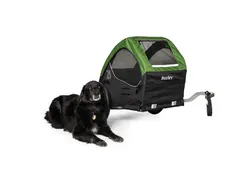 Hundvagn Burley Tail Wagon Gr&ouml;n/Svart