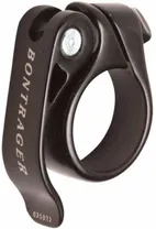 Sadelstolpsklamma Bontrager med snabbl&aring;s 39.85 mm svart