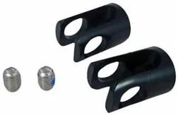 Stagmuttersats till pakethållare Bontrager Backrack aluminium svart 2-pack