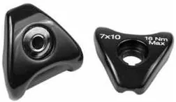 Sadelrälsklamma Bontrager enkelbults med kulledsfäste för 7 x 10 mm oval räls