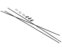 Eker SRAM Rise 60 B1 29" straight-pull inkl. utvändig nippel fram/bak 298 mm svart 3-pack