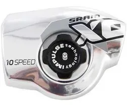 Kansi/Tiiviste SRAM X0 Trigger Vaihdevipu 2011-2012 Oikea 10-vaihteinen hopea