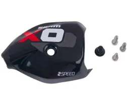 Kansi/Tiiviste SRAM X0 Trigger Vaihdevipu Vasen 2-vaihteinen musta/punainen