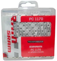 Kedja SRAM PC-1170 11 v&auml;xlar silver 120L