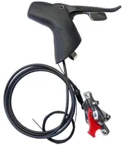 Skivbroms med broms-/växelreglage SRAM RED 22 HRD fram 2 växlar svart