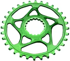 Drev AbsoluteBlack Round Cannondale Hollowgram 9-12 v&auml;xlar 30T gr&ouml;n