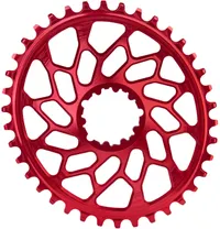 Drev AbsoluteBlack CX 1X Oval SRAM direct mount 9-12 v&auml;xlar 42T r&ouml;d