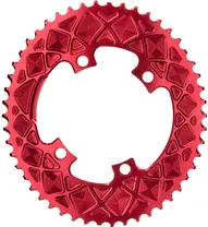 Drev AbsoluteBlack Premium Oval Road 2X 110 bcd Shimano asymmetrisk 50T r&ouml;d