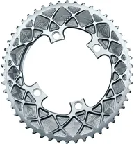 Drev AbsoluteBlack Premium Oval Road 2X 110 bcd Shimano asymmetrisk 52T gr&aring;