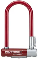 Bygellås Kryptonite Kryptolok 2 Mini 7 röd med Flexframe fäste SSF-Godkänt 8.2 x 17.8 cm