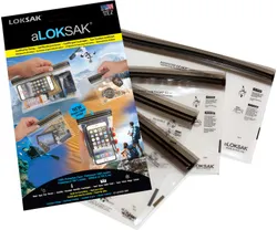 Aloksak Smartphone L-Xl/Surfplatta/Pass Vattentäta Påsar 4-P
