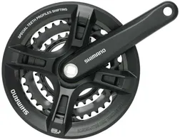 Vevparti Shimano FC-TY501 3 x 7-8 v&auml;xlar 42/34/24T 170 mm svart