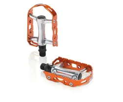 Cykelpedaler XLC PD-M15 Ultralight colour edition silver/orange
