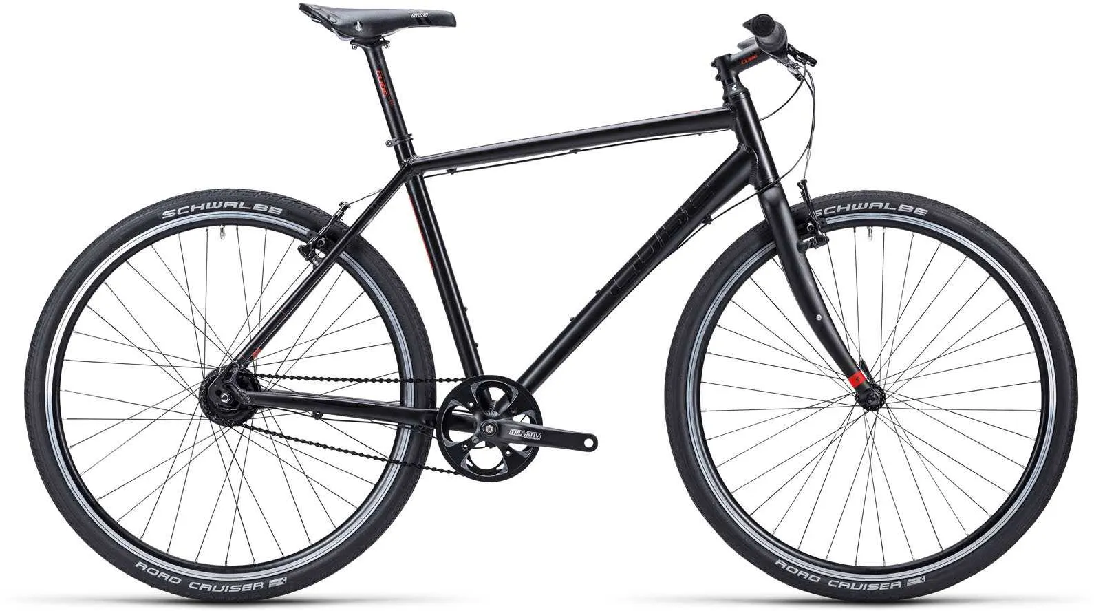 Disc Brakes Cube Hyde 54cm Cube Hyde One Trapeze Fitness Bike