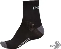 Strumpor Endura Baabaa Merino 2-pack svart 