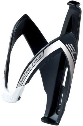 Flaskställ Elite Custom Race mattsvart/vit