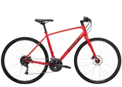 Hybridcykel Trek FX 2 Disc röd