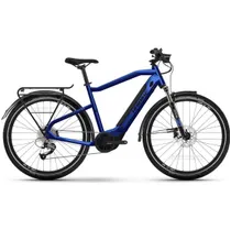 Elcykel hybrid Haibike Trekking 4 High Blå 