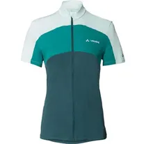 Pyöräilypaita Vaude Matera Full-Zip SS Tricot Women Mallard Green