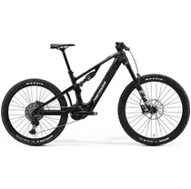 El MTB Merida eOne-Sixty 7000 guld/silver
