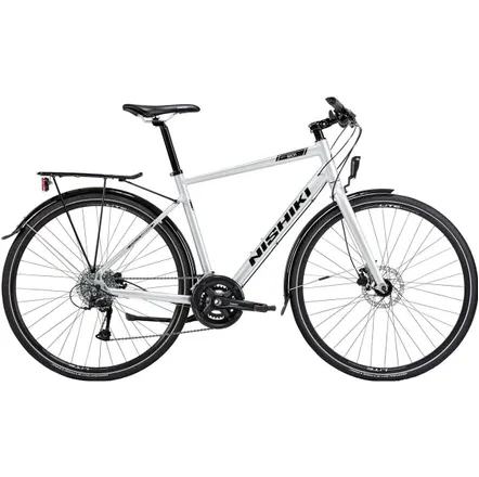 Hybridcykel Nishiki City 501 Herr silver