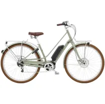 Elcykel Electra Loft Go! 5i EQ Step-Thru 500 Wh Grön