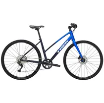 Hybridcykel Trek FX 3 Disc Stagger blå