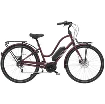 Elcykel Electra Townie Commute Go! 5i EQ Step-thru Röd