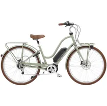 Elcykel Electra Townie Commute Go! 5i EQ Step-Thru Grön