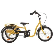 Kolmipyörä Skeppshult S3 16 Yksivaihteinen Mini Auringonkeltainen