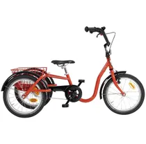 Trehjuling Skeppshult S3 16 Std 3-växlar Innerligt Röd Metallic