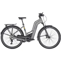 Elcykel Bergamont Dam E-Horizon Premium SUV Amsterdam matt chrome silver