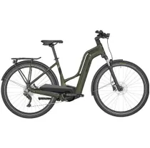 Elcykel Bergamont Dam E-Horizon Edition 5 Amsterdam matt khaki green