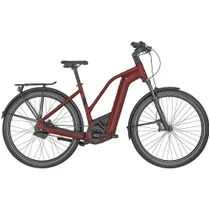 Elcykel Bergamont Dam E-Horizon Premium Pro Belt Lady shiny true red