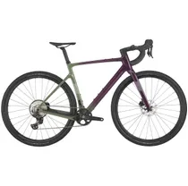 Gravel pyörä Scott Addict Gravel 40 Olivine Green/Blackberry Purple