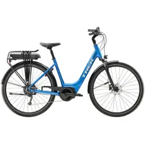 Elcykel Trek Verve+ 2 Lowstep 400wh Dam Blå