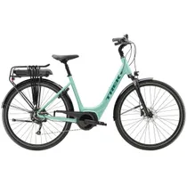 Elcykel Trek Verve+ 2 Lowstep 400wh Dam Grön