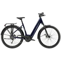 Elcykel Trek Verve+ 4 Lowstep 545wh Dam Blå
