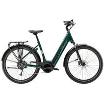 Elcykel Trek Verve+ 3 Lowstep 545wh Dam Grön