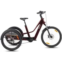 Trehjulig Elcykel Monty Rocket XC 24/26 Lila/Vit
