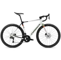 EL-Racer Orbea Gain M20i White Chic-Metallic Green Artichoke Gloss