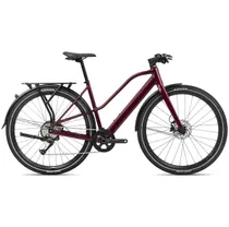 EL-Hybrid Orbea Vibe Mid H30 EQ Metallic Burgundy Red Gloss