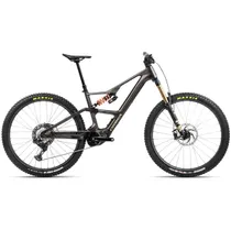 Sähkömaastopyörä Orbea Rise LT M-Team 630W Cosmic Carbon View Golden Sand Gloss