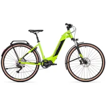 Elcykel Crosshybrid Rock Machine Crossride INT e500 Touring Gul/Svart