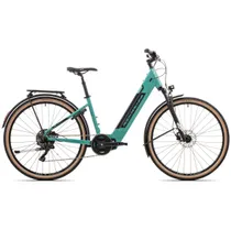 Elcykel Crosshybrid Rock Machine Crossride INT e425 Touring Grön/Svart