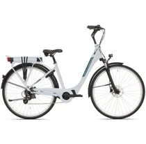 Elcykel Cityhybrid Rock Machine Cityride e200 SD Blå/Vit
